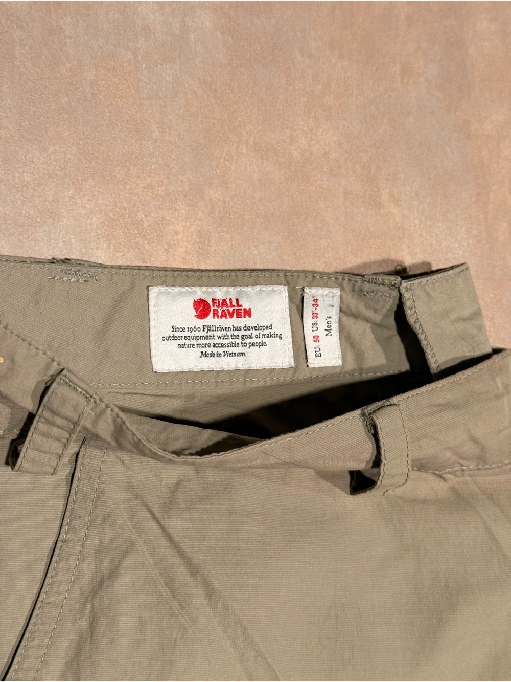Fjallraven Men’s Tan Chino Pants